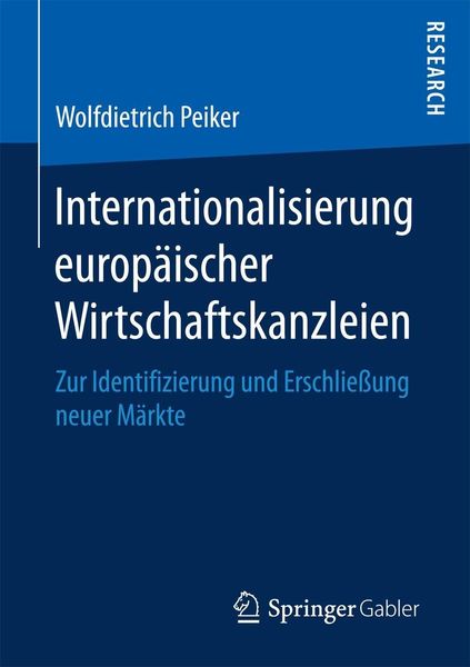 Produktbild: Internationalisierung europ&auml;ischer Wirtschaftskanzleien