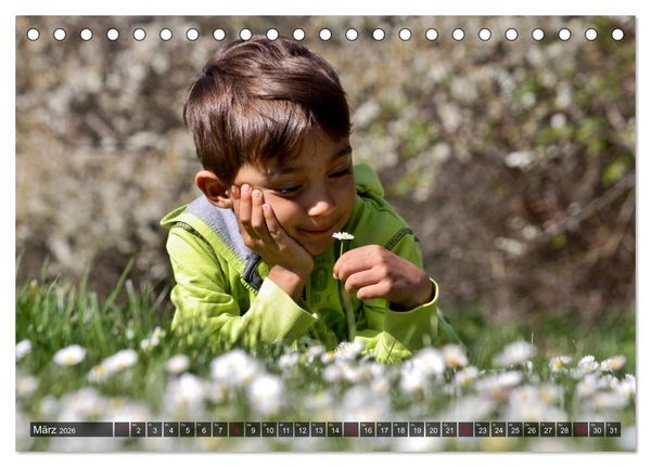 Produktbild: Kinder. Entdecker der Welt (Tischkalender 2026 DIN A5 quer), CALVENDO Monatskalender