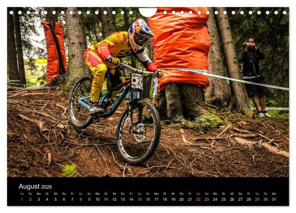 Produktbild: Downhill Racing 2026 (Wandkalender 2026 DIN A4 quer), CALVENDO Monatskalender