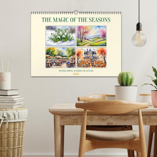 Produktbild: The magic of the seasons (Wall Calendar 2026 DIN A3 landscape), CALVENDO 12 Month Wall Calendar