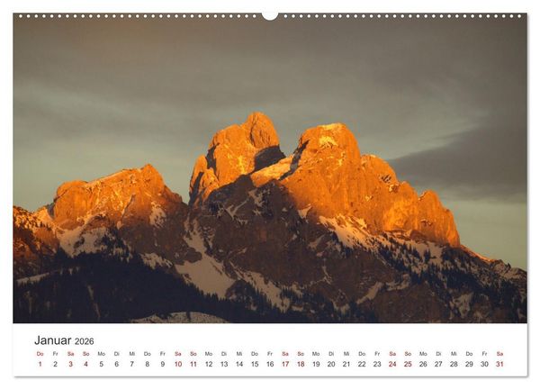 Produktbild: Bergerlebnisse im Tannheimer Tal (hochwertiger Premium Wandkalender 2026 DIN A2 quer), Kunstdruck in Hochglanz