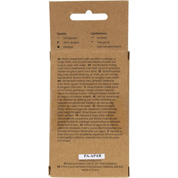 Produktbild: Creativ Company Gouachefarbe, Wei&szlig;, 3x20 ml