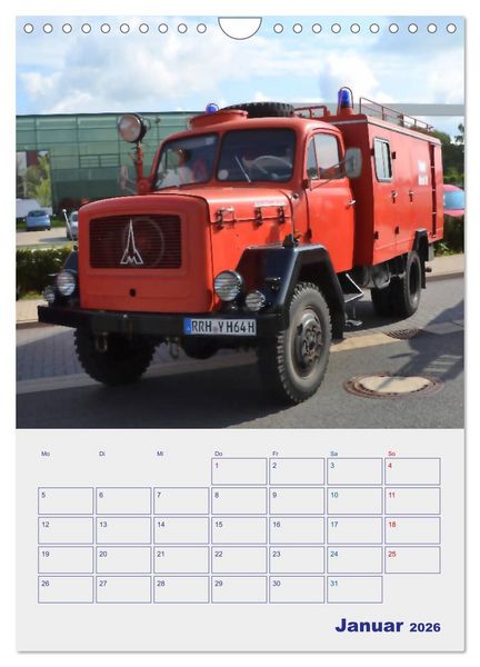 Produktbild: FEUERWEHR-Legende (Wandkalender 2026 DIN A4 hoch), CALVENDO Monatskalender