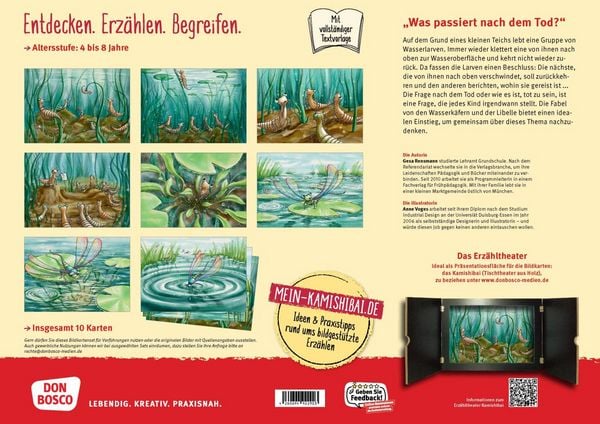 Produktbild: Von Larven und Libellen. Mit Kindern &uuml;ber den Tod und das Danach philosophieren. Kamishibai Bildkartenset