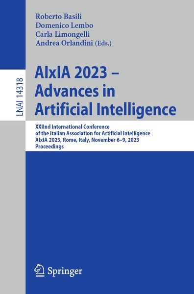 Produktbild: AIxIA 2023 &ndash; Advances in Artificial Intelligence