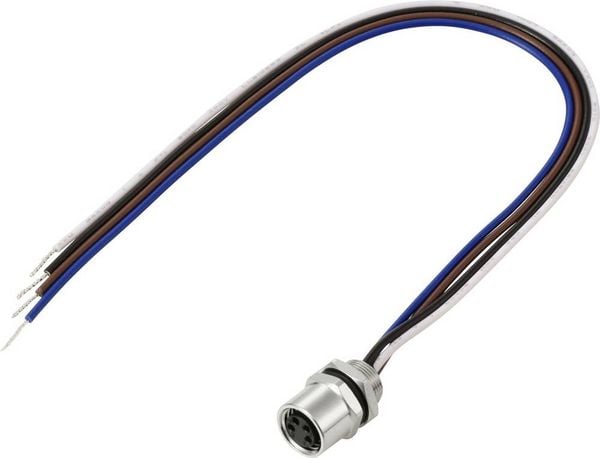 Produktbild: TRU COMPONENTS TC-13751984 Anschlussleitung M8 x 1 Buchse, gerade 0.2 m Polzahl Sensoren: 4 1 St.