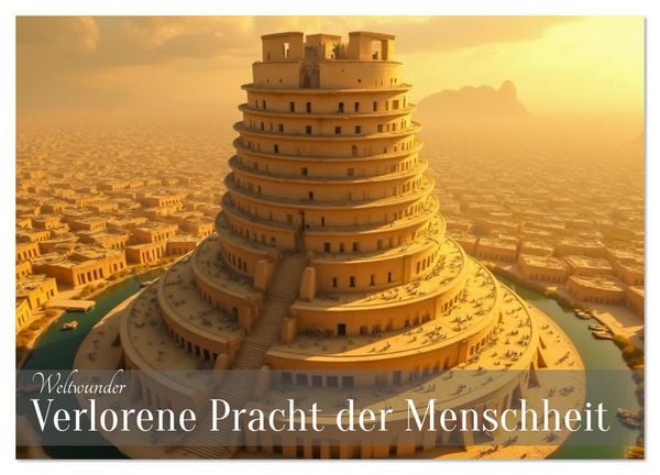 Weltwunder - Verlorene Pracht der Menschheit (Wandkalender 2026 DIN A4 quer), CALVENDO Monatskalender