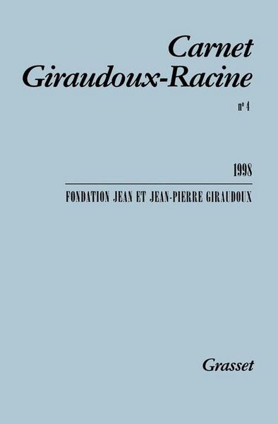 Produktbild: Carnet Giraudoux-Racine Tome 4
