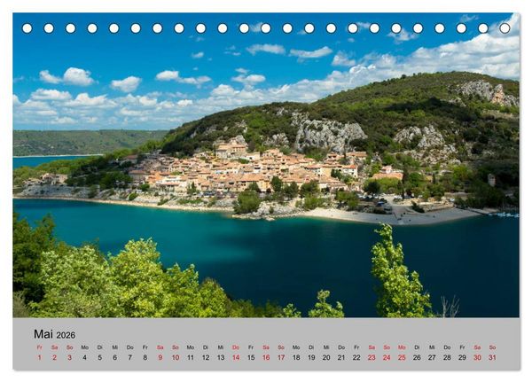 Produktbild: Traumhafte Haute Provence (Tischkalender 2026 DIN A5 quer), CALVENDO Monatskalender