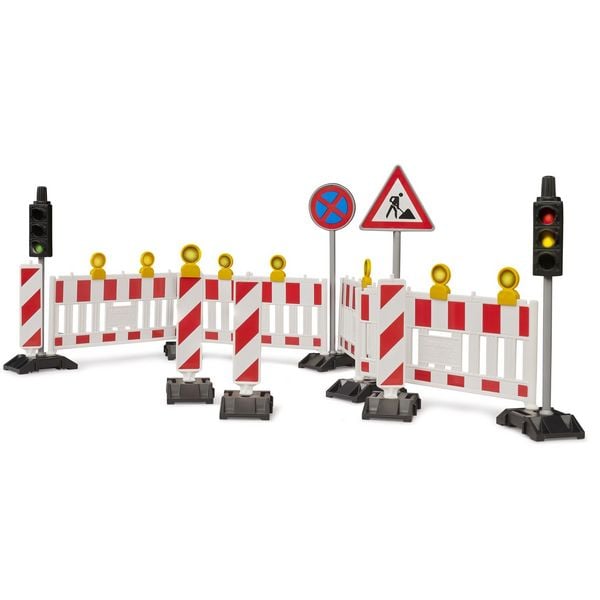 Produktbild: bruder 62009 Zubeh&ouml;r: Verkehrssicherungsset mit Ampeln