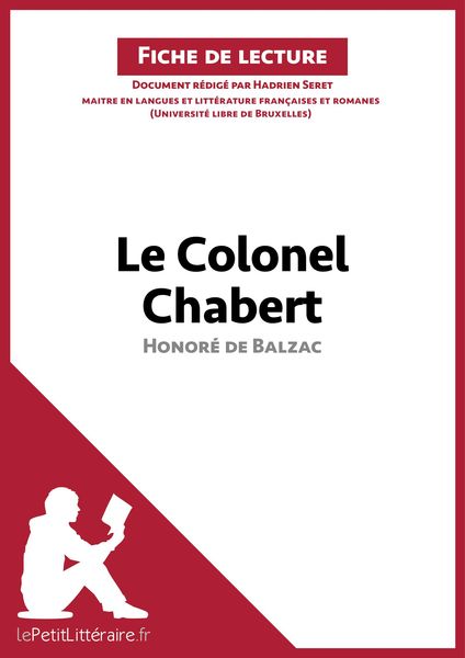 Produktbild: Le Colonel Chabert d'Honor&eacute; de Balzac (Fiche de lecture)