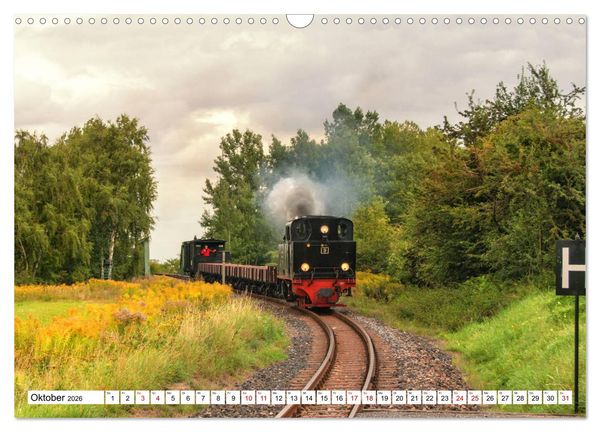 Produktbild: Mansfelder Bergwerksbahn (Wandkalender 2026 DIN A3 quer), CALVENDO Monatskalender