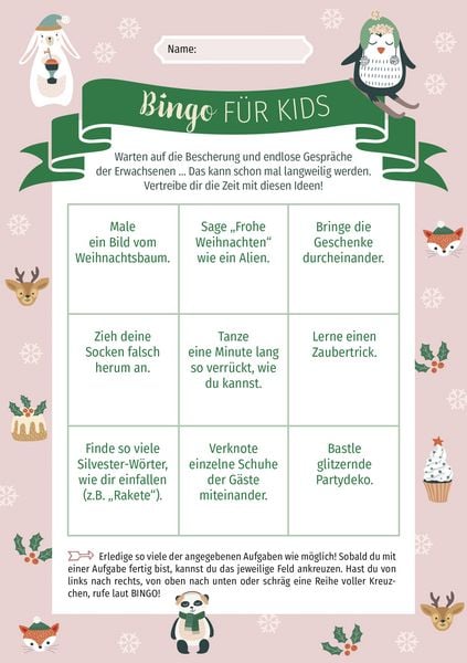 Produktbild: Weihnachts-Bingo