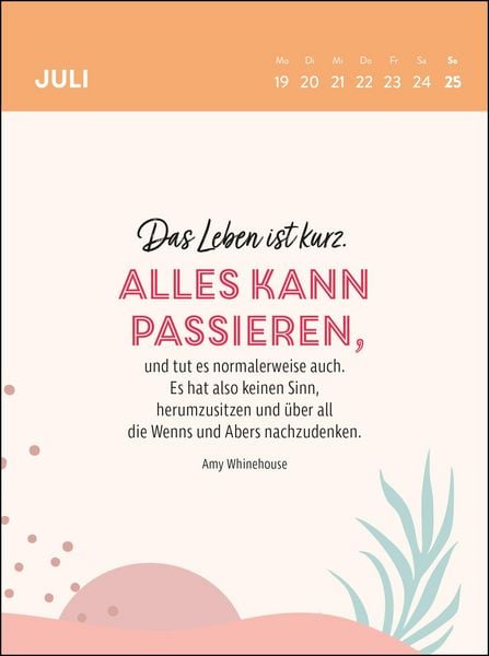 Produktbild: Wochenkalender 2027: Frauen sind gro&szlig;artig! Von perfekt war nie die Rede