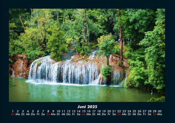 Produktbild: Wasserf&auml;lle 2025 Fotokalender DIN A4