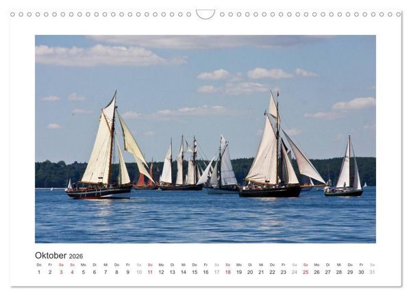 Produktbild: Historische Segelschiffe auf der Ostsee (Wandkalender 2026 DIN A3 quer), CALVENDO Monatskalender
