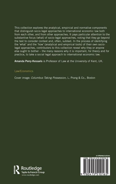 Produktbild: Socio-Legal Approaches to International Economic Law