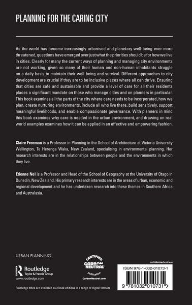 Produktbild: Planning for the Caring City
