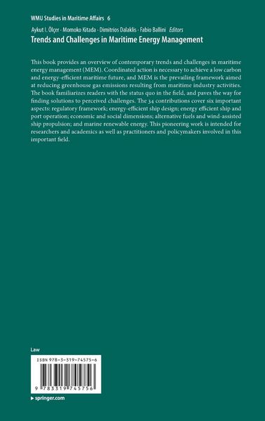 Produktbild: Trends and Challenges in Maritime Energy Management