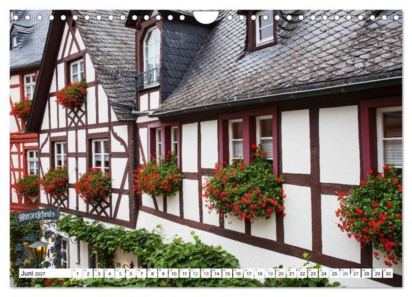 Produktbild: Die sch&ouml;nsten Orte im Moseltal - Von der Burg Eltz bis nach Trier (Wandkalender 2027 DIN A4 quer), CALVENDO Monatskalender