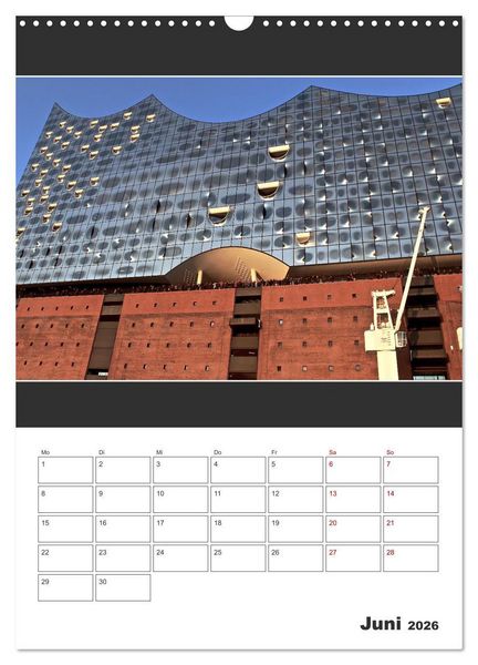 Produktbild: Spitze! Elbphilharmonie Hamburg 2026 (Wandkalender 2026 DIN A3 hoch), CALVENDO Monatskalender