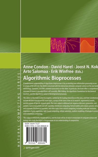 Produktbild: Algorithmic Bioprocesses