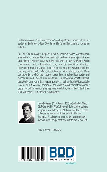 Produktbild: Der Frauenm&ouml;rder
