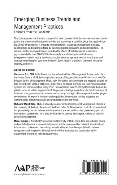 Produktbild: Emerging Business Trends and Management Practices