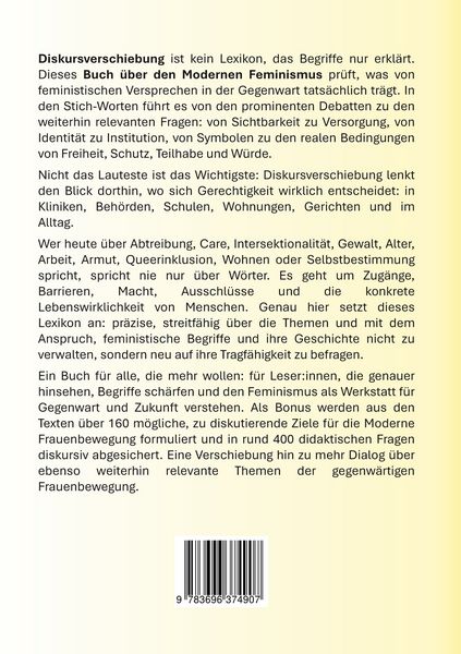 Produktbild: Diskursverschiebung - Das Lexikon des Modernen Feminismus
