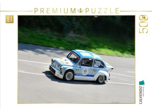 CALVENDO Puzzle Fiat Abarth 1000 TCR - 1967 | 500 Teile Lege-Größe 48 × 36 cm Foto-Puzzle für Erwachsene