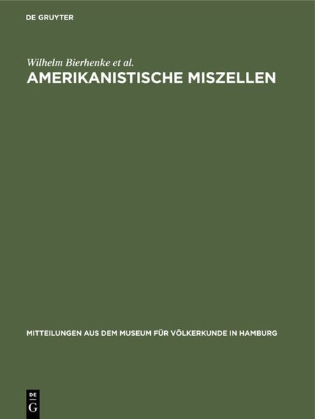Produktbild: Amerikanistische Miszellen