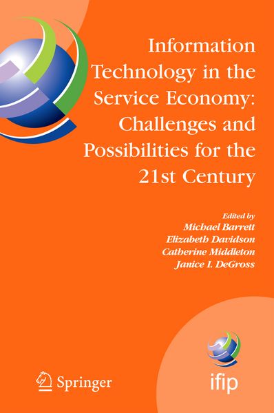 Produktbild: Information Technology in the Service Economy:
