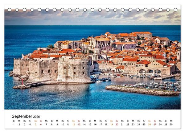 Produktbild: Stadt.Land.Welt. - eine Reise in Bildern (Tischkalender 2026 DIN A5 quer), CALVENDO Monatskalender