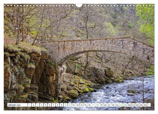 Produktbild: Harz - Ausflugsziele vom Brocken bis Sangerhausen (Wandkalender 2026 DIN A3 quer), CALVENDO Monatskalender