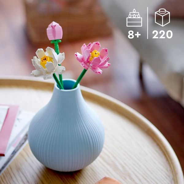 Produktbild: LEGO Botanicals Lotusblumen - Kunstblumen - Botanik Kollektion 40647