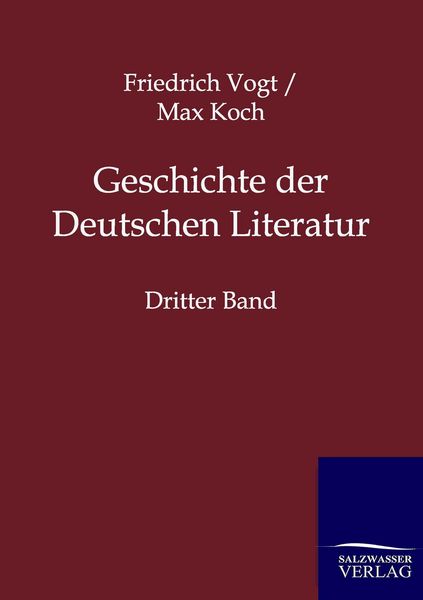 Produktbild: Geschichte der Deutschen Literatur