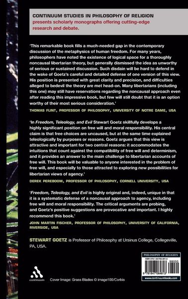 Produktbild: Freedom, Teleology, and Evil
