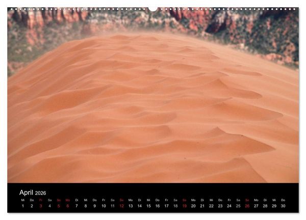 Produktbild: Sand und Stein 2026 (Wandkalender 2026 DIN A2 quer), CALVENDO Monatskalender