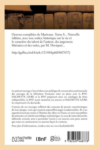 Produktbild: Oeuvres Compl&egrave;tes. Tome 8
