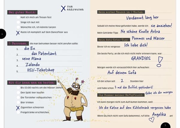 Produktbild: Let's Party: Party! Ausf&uuml;llbuch f&uuml;r Partyg&auml;ste