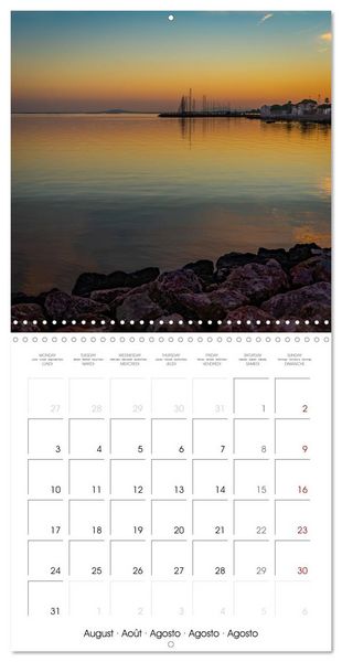 Produktbild: M&eacute;diterran&eacute;e - L'&eacute;tang de Thau (Calendrier mural carr&eacute; 2026 30x30 cm) Calendrier double avec une page pour vos prises de notes