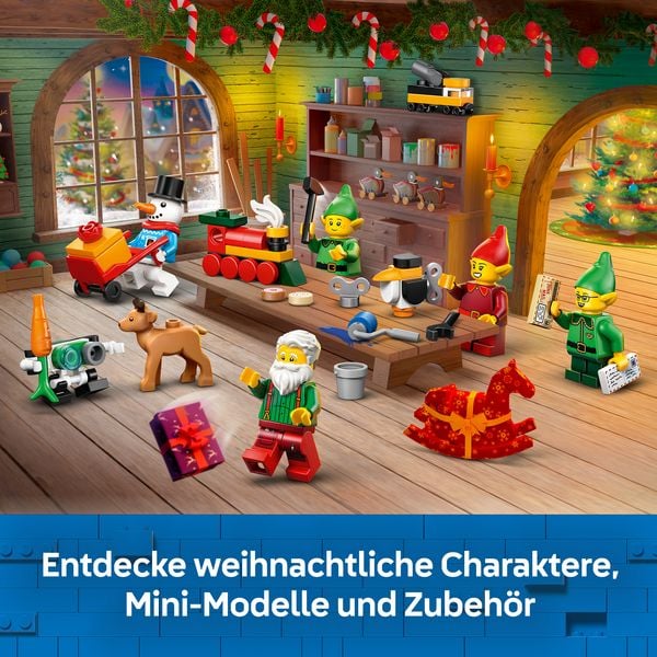 Produktbild: LEGO City Adventskalender 2026 Werkstatt des Weihnachtsmanns 60510