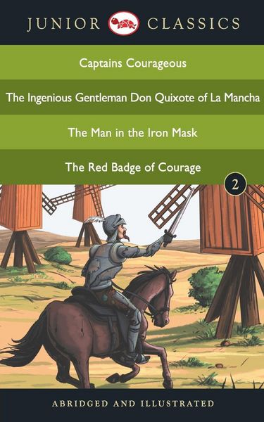 Produktbild: Junior Classic - Book 2 (Captains Courageous, The Ingenious Gentleman Don Quixote of La Mancha, The Man in the Iron Mask, The Red Badge of Courage) (J