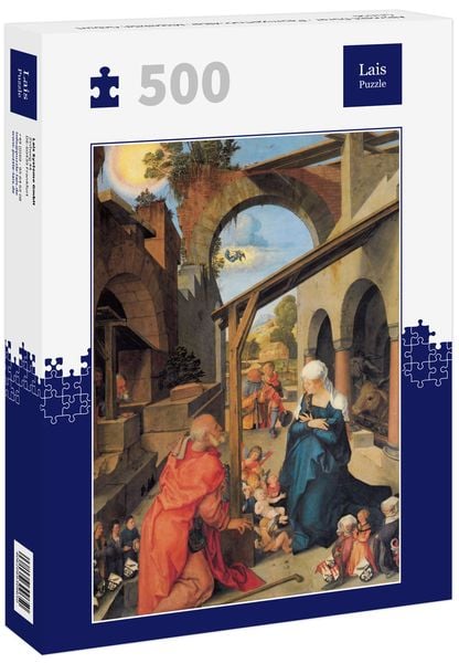 Produktbild: Lais Puzzle Albrecht D&uuml;rer - Paumgartner-Altar: Mittelbild: Geburt Christi 500 Teile