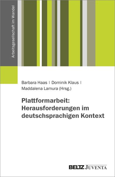 Produktbild: Plattformarbeit: Herausforderungen im deutschsprachigen Kontext