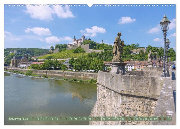 Produktbild: Romantisches Mainfranken (Wandkalender 2026 DIN A2 quer), CALVENDO Monatskalender