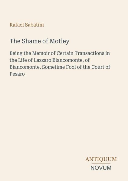 Produktbild: The Shame of Motley