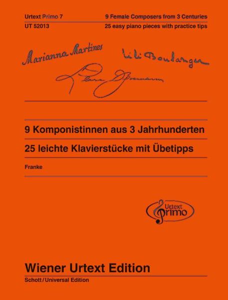 Produktbild: 9 Komponistinnen aus 3 Jahrhunderten