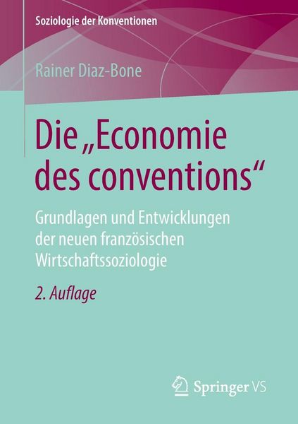 Produktbild: Die "Economie des conventions"