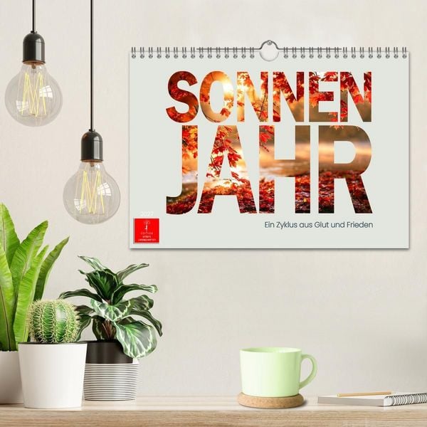 Produktbild: Sonnenjahr (Wandkalender 2027 DIN A4 quer), CALVENDO Monatskalender
